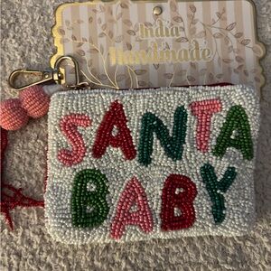 India Boutique Multicolor Beaded Clutch